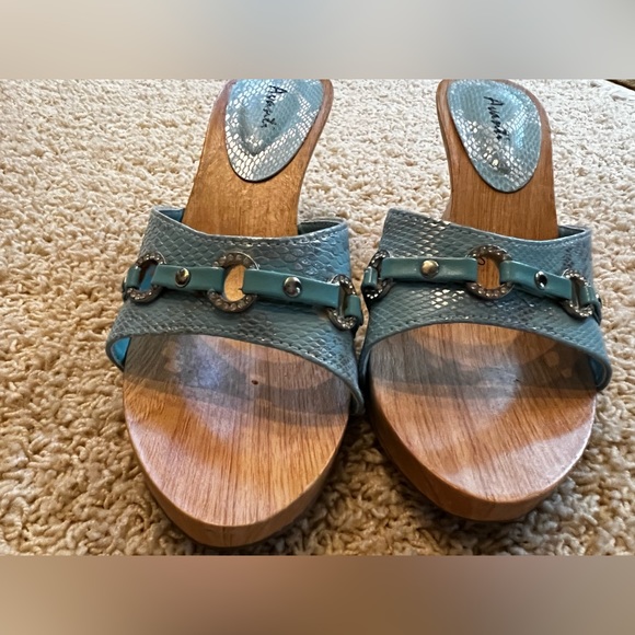 Blue Avanti summer shoes for women - Picture 5 of 9